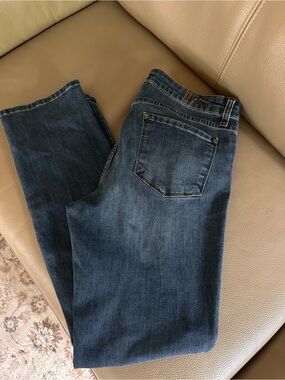 Kut from the Kloth Women’s Straight Leg Jeans - Dark Blue Wash